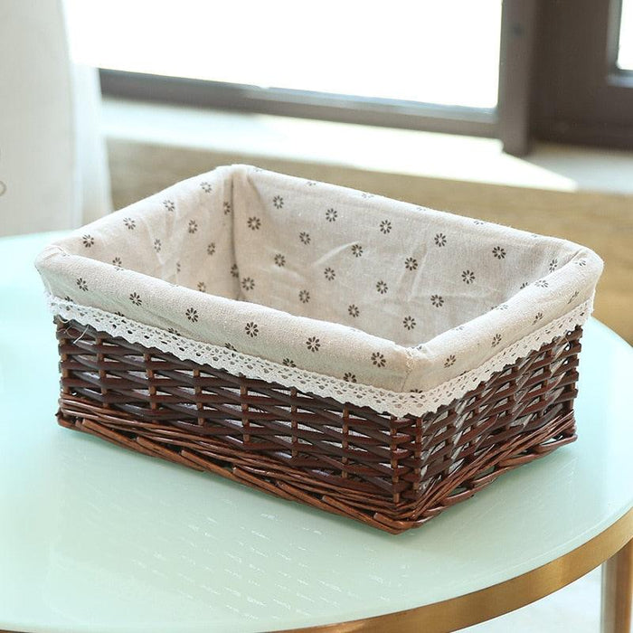 Willow Storage Baskets - Versatile and Eco-Friendly Home Organization Solution