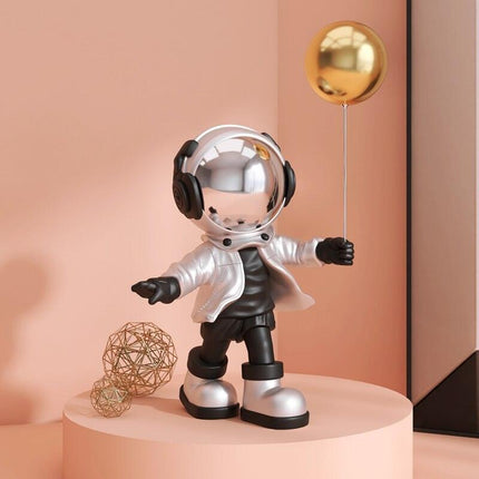 Astronaut-Inspired Resin Key Storage Sculpture