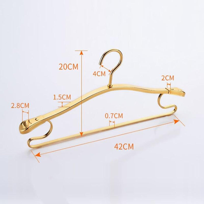 Aluminum Alloy Wardrobe Hangers Set: Space-Saving and Long-Lasting