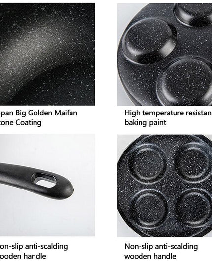Premium Maifan Stone Non-Stick Omelet Grill Pan for Effortless Breakfasts