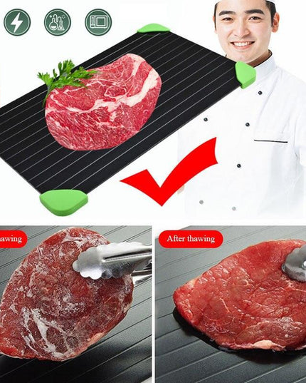 Ultimate Quick Thaw Aluminum Defrosting Tray - Fast and Efficient Meal Preparation Solution