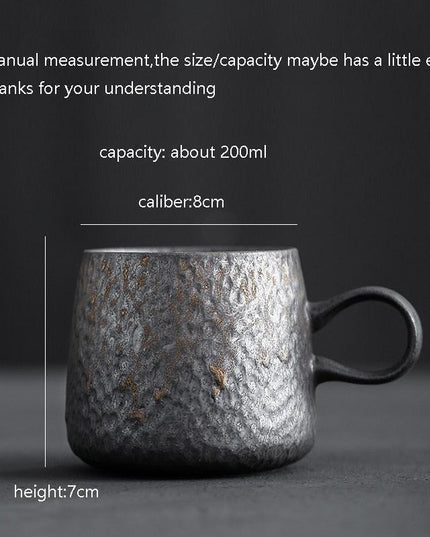 Artisan Vintage Japanese Stoneware Mug Set for Coffee and Tea Lovers