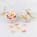 Hexagonal Marble Candy Boxes with Gold Foil Accents for Elegant Celebrations