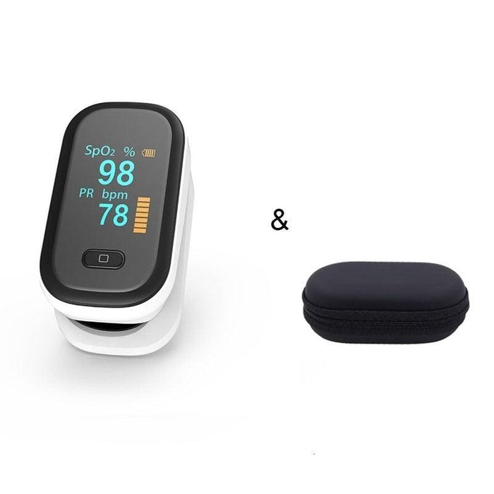 Portable Finger Pulse Oximeter with Advanced Display Technology