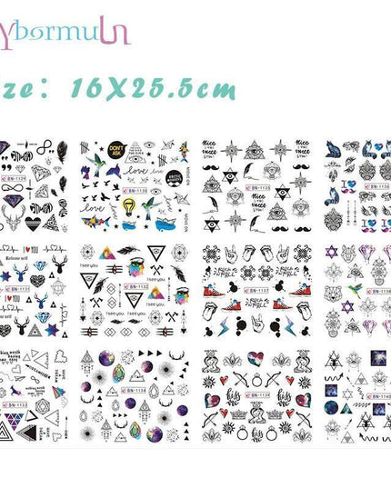 Winter Wonderland Russian Nail Art Decals