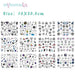 Winter Wonderland Russian Nail Art Decals