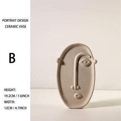 Scandinavian Charm Ceramic Vase: A Harmonious Blend of Style and Sophistication