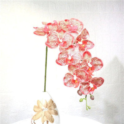 Orchid Splendor: Luxurious Silk Floral Arrangement for Stylish Living