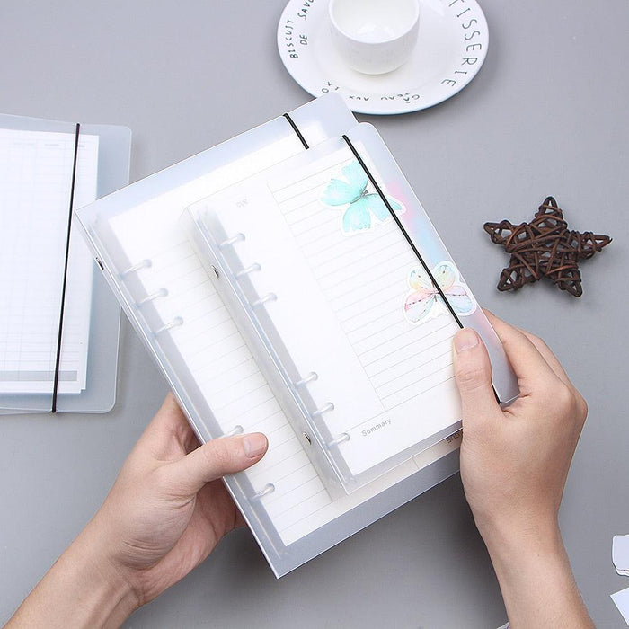 Elevate Your Note-Taking Experience with our Sleek A5/A6 Spiral Notebook Cover