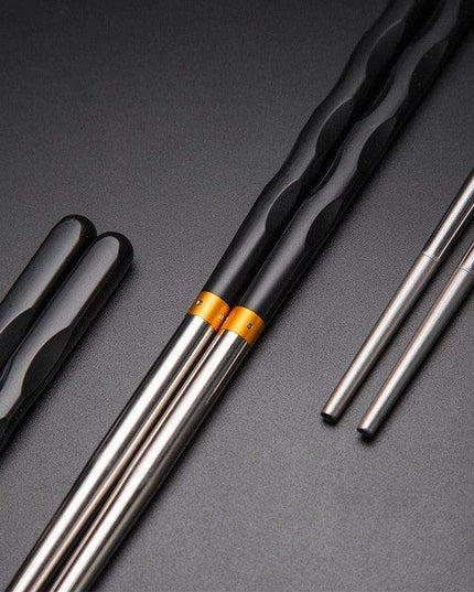 Elegant Stainless Steel Chopsticks - Enhance Your Dining Experience