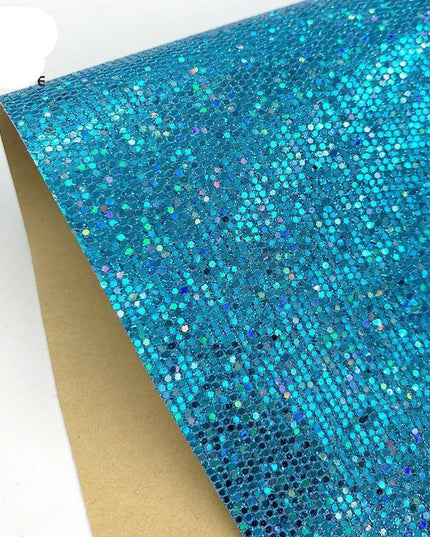 Sparkling Diamond Glitter Faux Leather Craft Sheets - Elevate Your DIY Projects