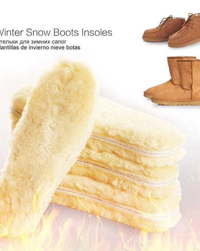 Supreme Comfort Heated Sheepskin Insoles: Keep Your Feet Warm and Cozy All Winter Long