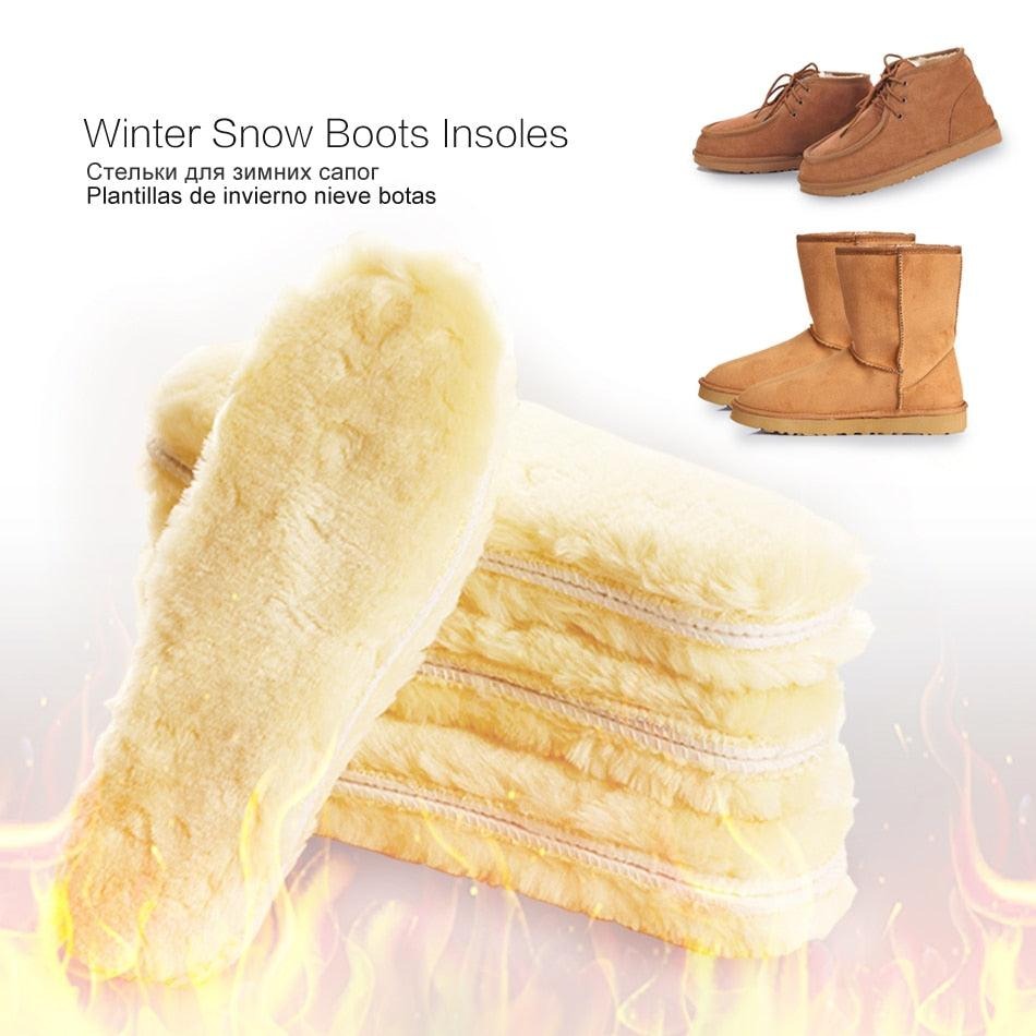 Winter Warmth Sheepskin Insoles for Ultimate Coziness