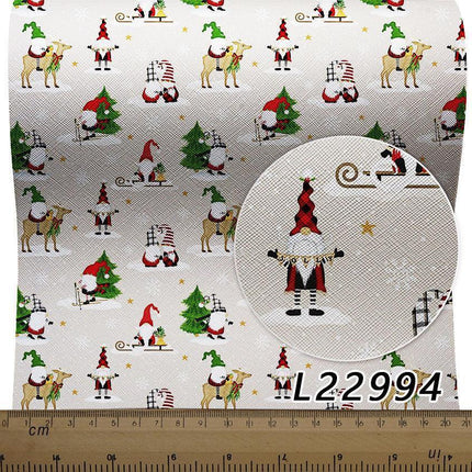 Elegant Christmas-Themed A4 Synthetic Leather - Premium 22*30cm Craftsmanship