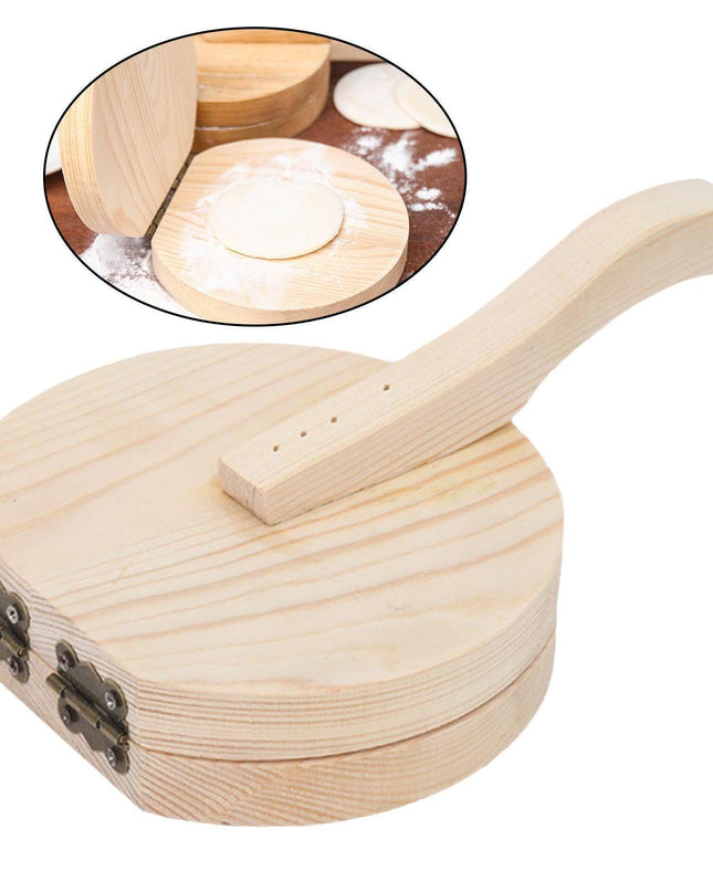 Culinary Masterpiece Wooden Dough Press: Elevate Your Cooking Game