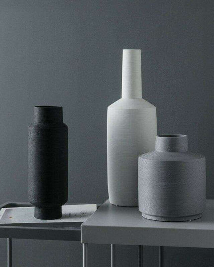 Scandinavian Elegance: Artisanal Ceramic Vase for Modern Interiors
