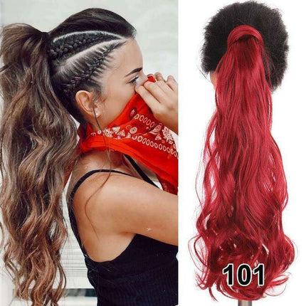 Transformative 24-Inch Magic Sticker Ponytail Extension