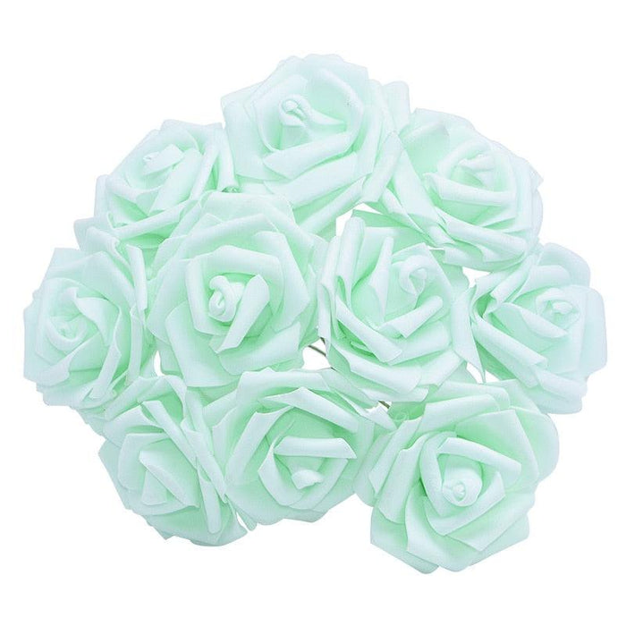 8CM PE Foam Roses Bundle with Multiple Flower Heads - Set of 10/20/30