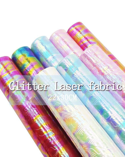 Sparkling Eco-Friendly Faux Leather Craft Kit - Customizable and Colorful Accents