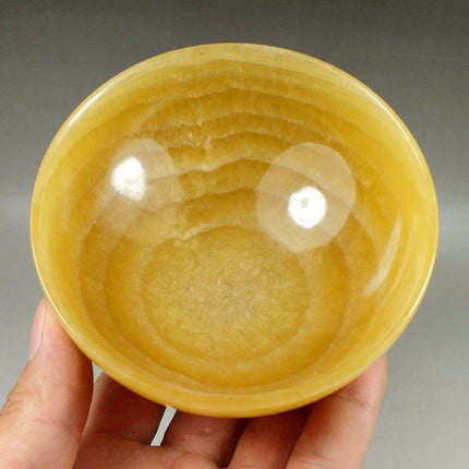 Hand-Carved Yellow Jade Tea Bowl - Luxurious Topaz Teacup for Tea Aficionados - Très Elite
