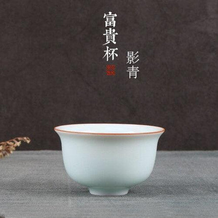 Handcrafted Elegance: Premium White Jade Porcelain Teacups for the Ultimate Tea Experience - Très Elite