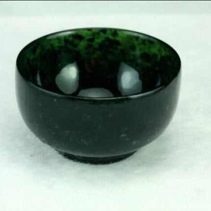 Handcrafted Lantian Dark Jade Tea Cup - Elevate Your Tea Experience