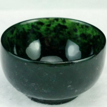 Handcrafted Lantian Dark Jade Tea Cup - Elevate Your Tea Experience