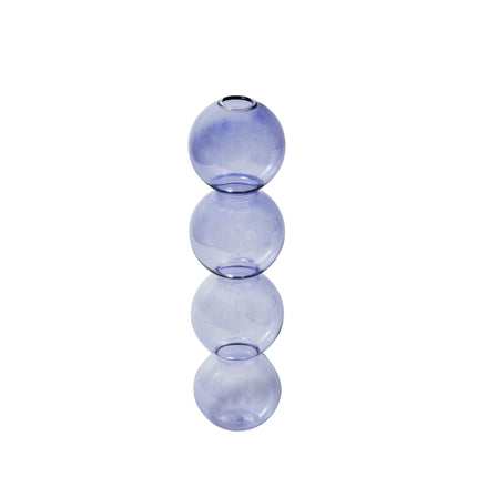 Handcrafted Nordic Bubble Glass Vase: Elegant Floral Display for Modern Homes