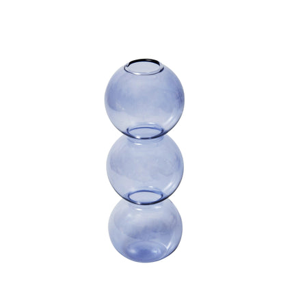 Handcrafted Nordic Bubble Glass Vase: Elegant Floral Display for Modern Homes
