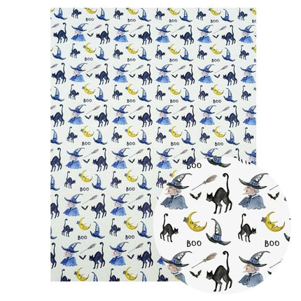 Hauntingly Delightful Faux Leather Craft Fabric for Creative Halloween Designs - Très Elite