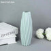 Elegant Nordic White and Pink Plastic Floral Vase - Quick Delivery
