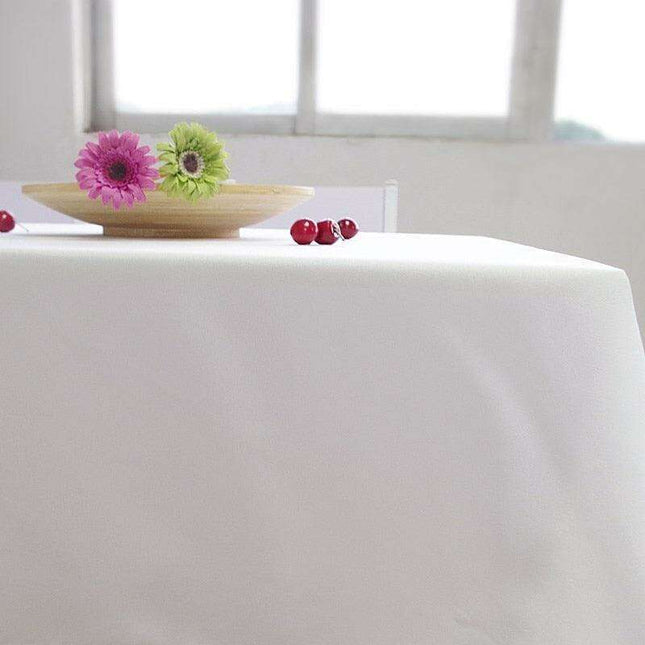 Sophisticated Adjustable White Table Cover for Every Event