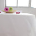 Elegant White Adjustable Table Cover for All Events