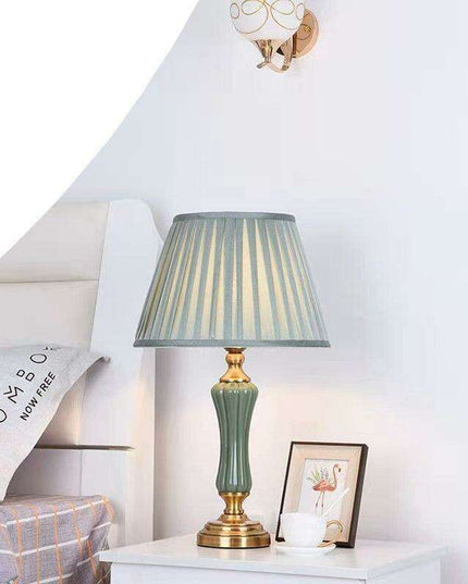 Modern Elegance Table Lamp with Soft Fabric Shade - Transform Your Living Space