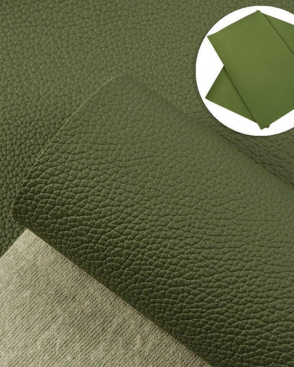 Sophisticated Lychee Grain Faux Leather Fabric for Artisan Crafting