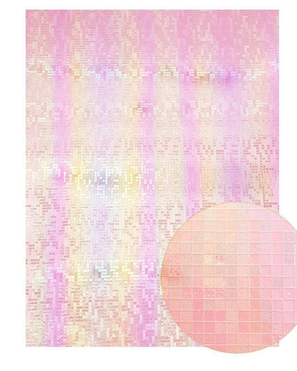 Glamorous Pink Glitter Snake Skin Leather Crafting Kit - Luxury Craft Set