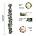 Pink Rose and Eucalyptus Vine Garland with Lifelike Flowers - Versatile Home and Event Decor