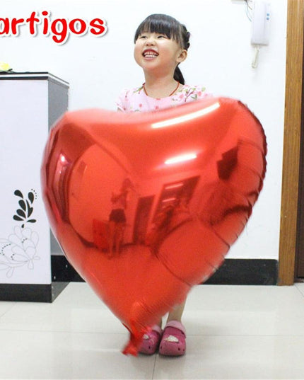 Love-Inspired Red Heart Foil Balloon Collection for Memorable Celebrations