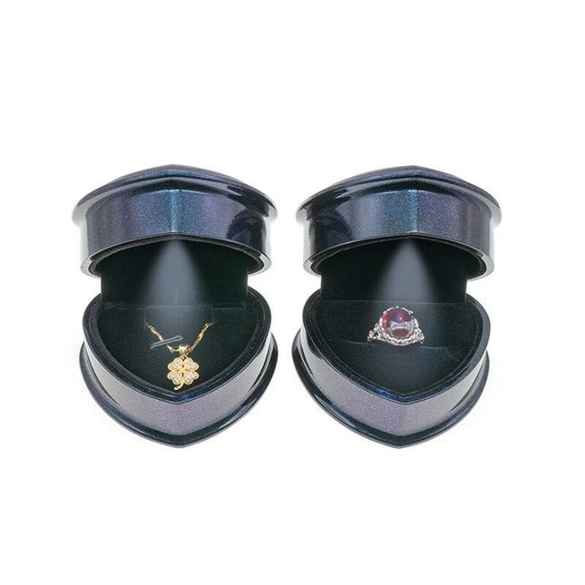 Romantic LED Heart Jewelry Organizer: The Perfect Display for Your Wedding Rings and Earrings