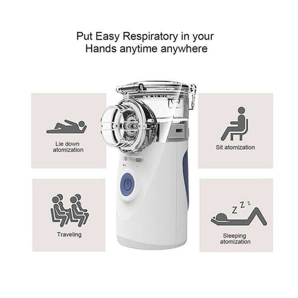 Portable Ultrasonic Mesh Nebulizer for Effortless On-the-Go Respiratory Care