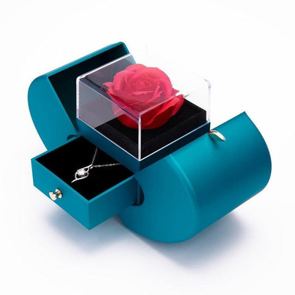 Elegant Apple Rose Jewelry Chest: A Luxurious Gift for the Holiday Season