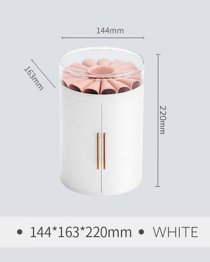 Elegant Dual-Door 4-Tier Jewelry Storage Box