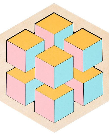 Colorful 3D Tangram Puzzle: Ignite Creativity and Learning