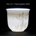 Heart Sutra Master Cup - Handcrafted Mutton Fat Jade Tea Cup - Très Elite