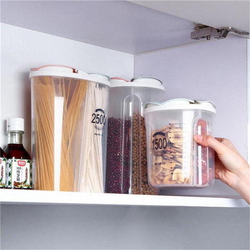 Rotating Kitchen Cereal Storage Dispenser - Space-Saving Solution for Organized Cooking