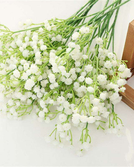 Lifelike Silk Baby's Breath Floral Stems for Exquisite Home Décor and Crafting