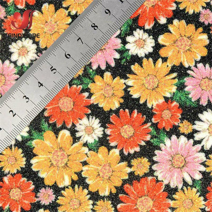 Glistening Star Gem Sparkle Faux Leather for Crafting Excellence