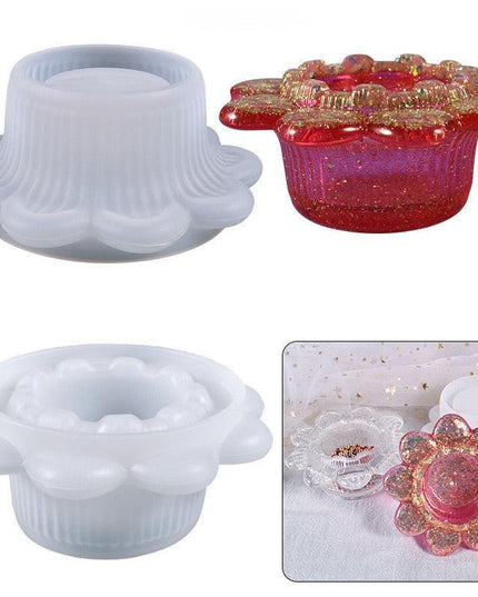 Silicone Mold Kit for Creative Candle Jars and Flower Planters