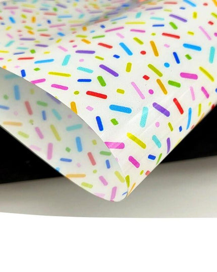 Whimsical Cartoon Sprinkles A4 Waterproof Jelly Fabric