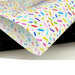 Whimsical Waterproof Cartoon Sprinkles Print Jelly Fabric for Creative Crafting